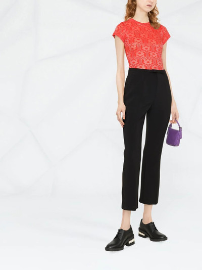 REDValentino cropped straight-leg trousers outlook