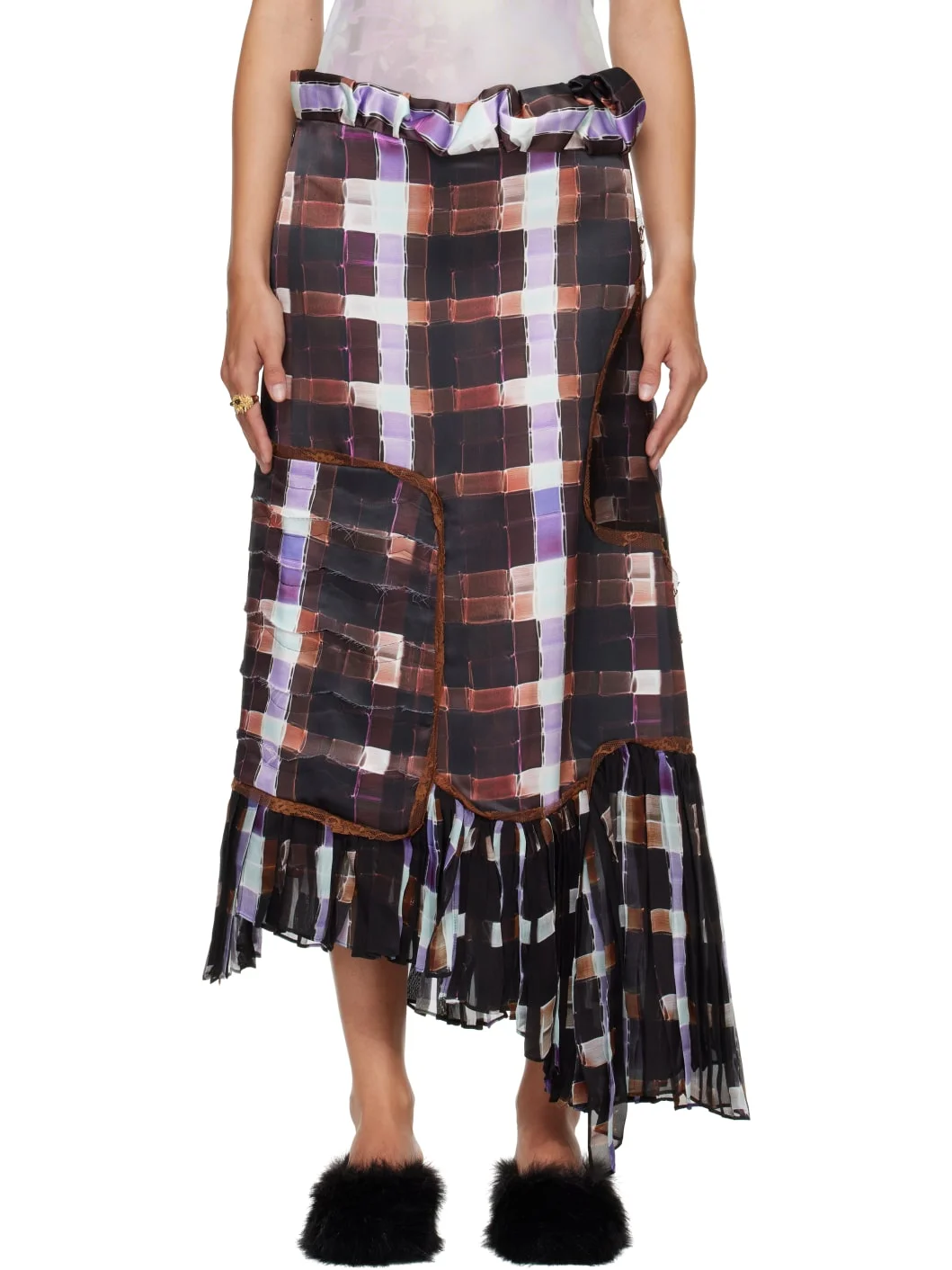 Brown Lily Maxi Skirt - 1