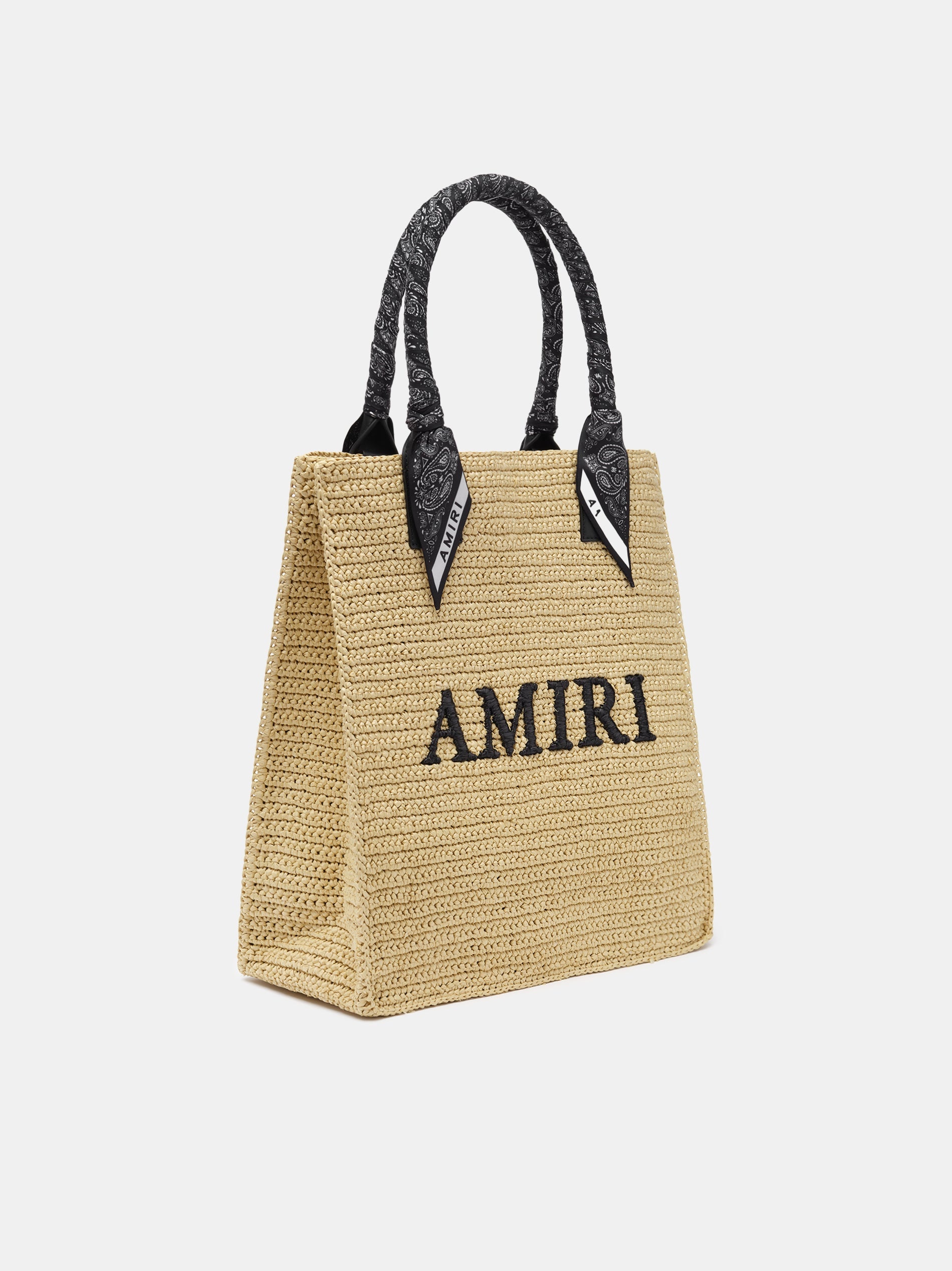 AMIRI RAFFIA TOTE - 3