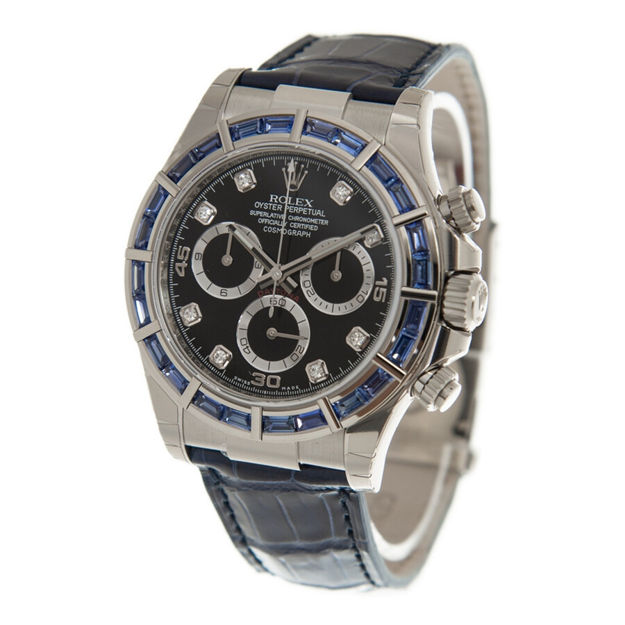 Rolex Cosmograph Daytona Chronograph Automatic Chronometer Diamond Blue Dial Men's Watch 116589DBLSA - 3