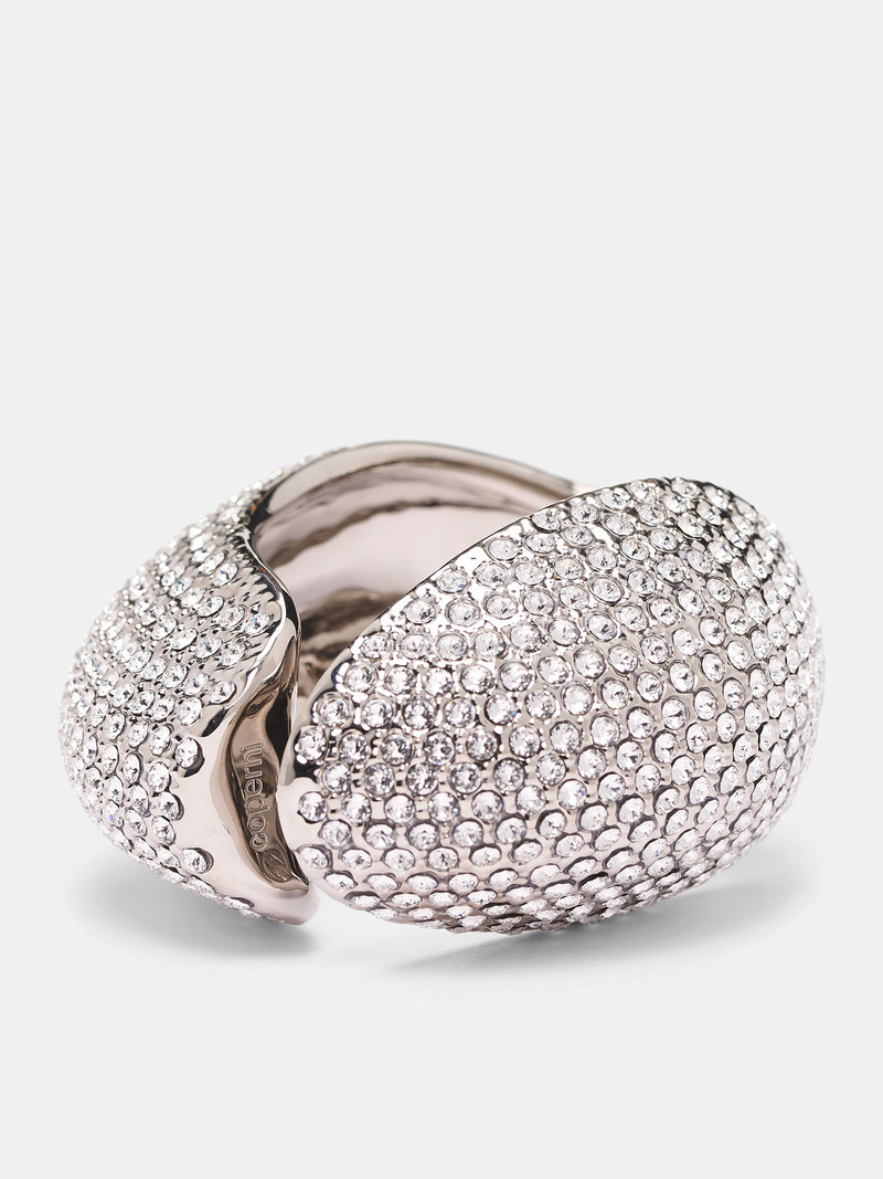COPERNI Crystal Embellished C-Logo Bangle outlook