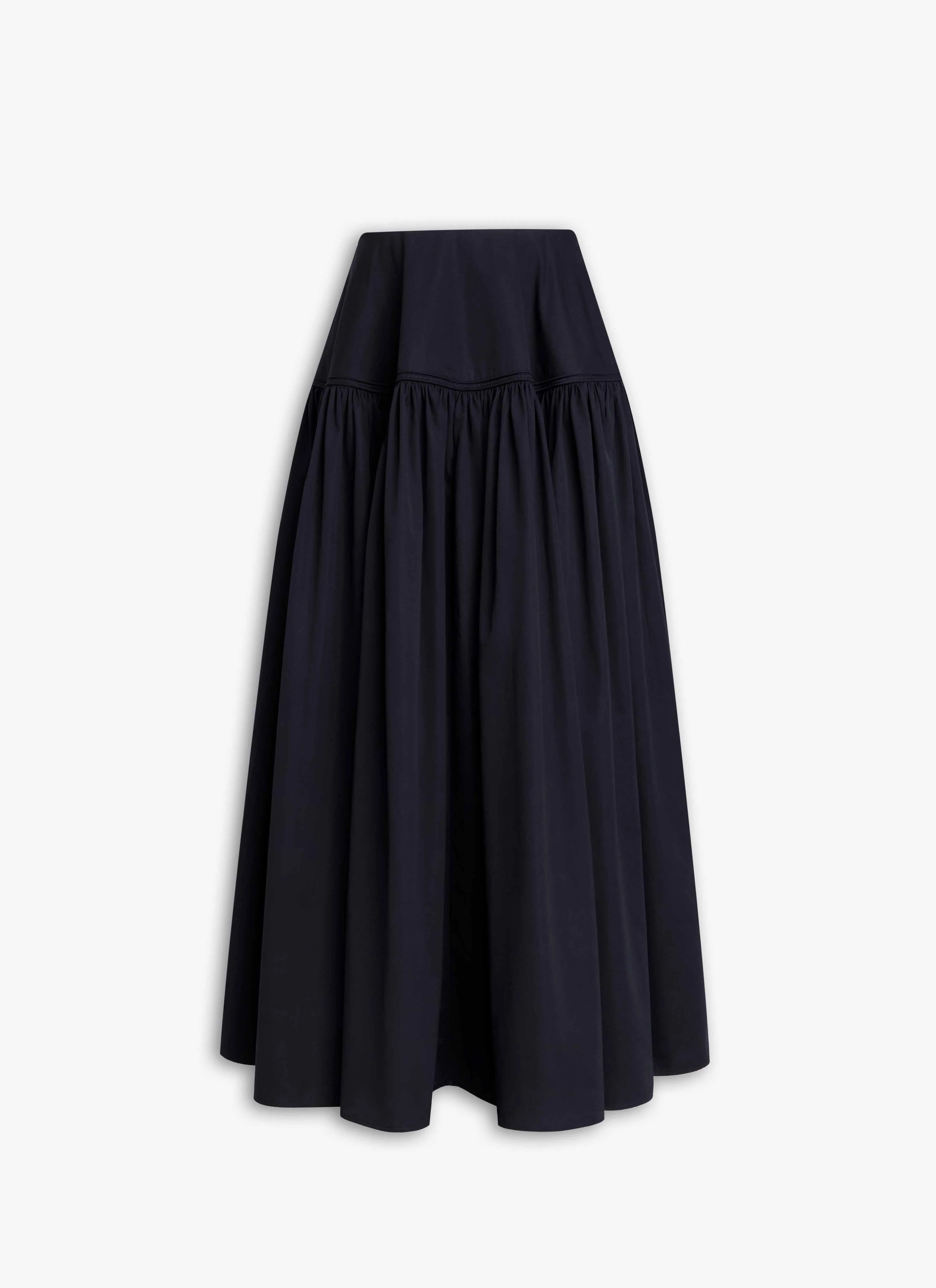 COTTON POPLIN FULL SKIRT - 1