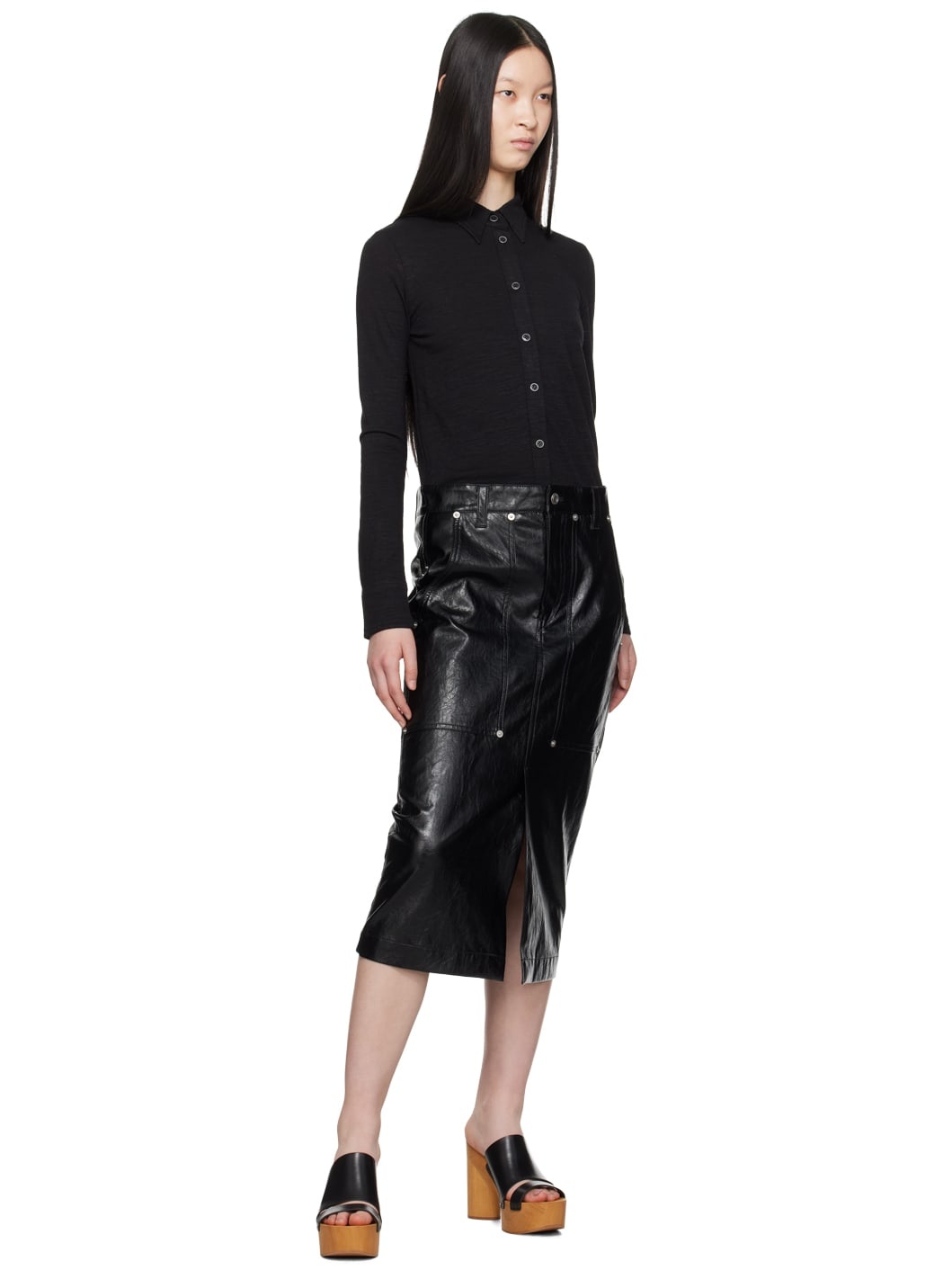 Black Imelia Shirt - 4