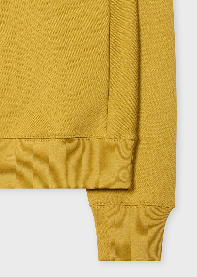 Paul Smith Yellow Organic Cotton Zebra Logo Sweatshirt outlook