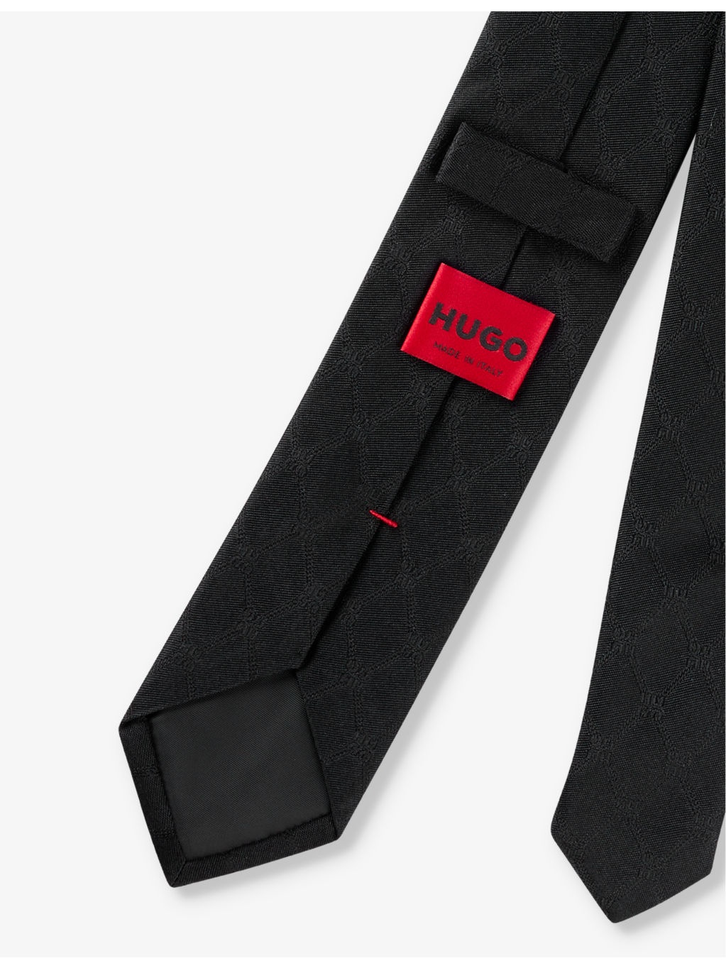 Monogram-print jacquard silk tie - 5