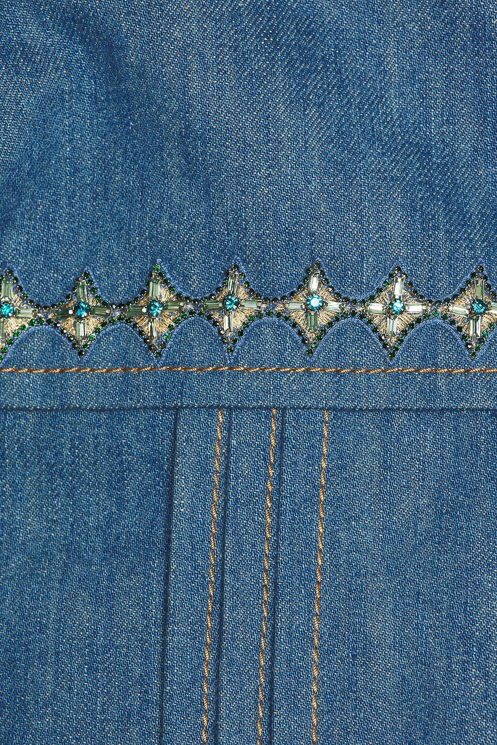 Crystal Pleated Cadet Jacket - 3