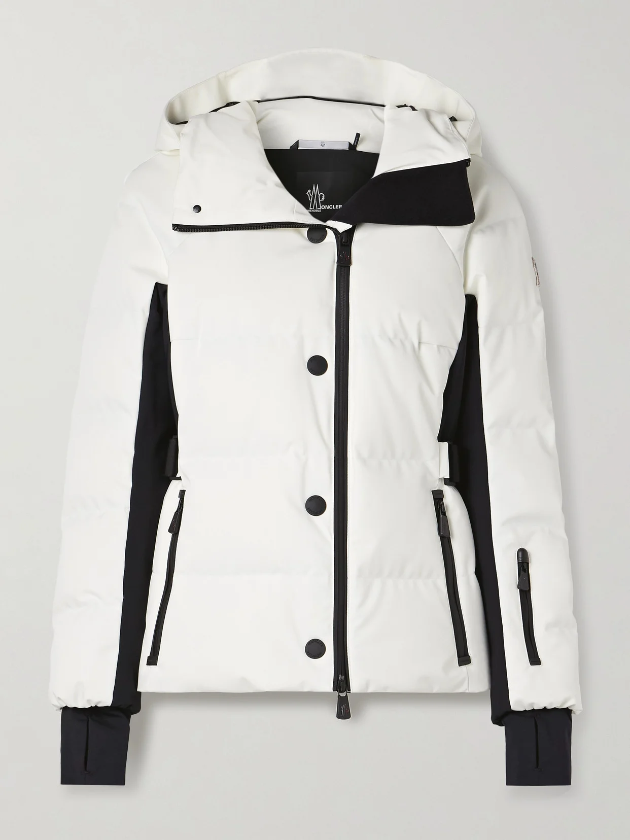 Guyane Hooded Quilted Down Ski Jacket - 1