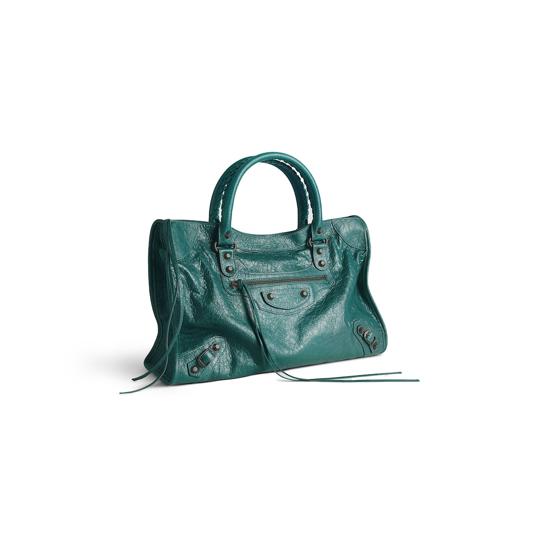 Women's Le City Bag Medium in Dark Emerald - 2