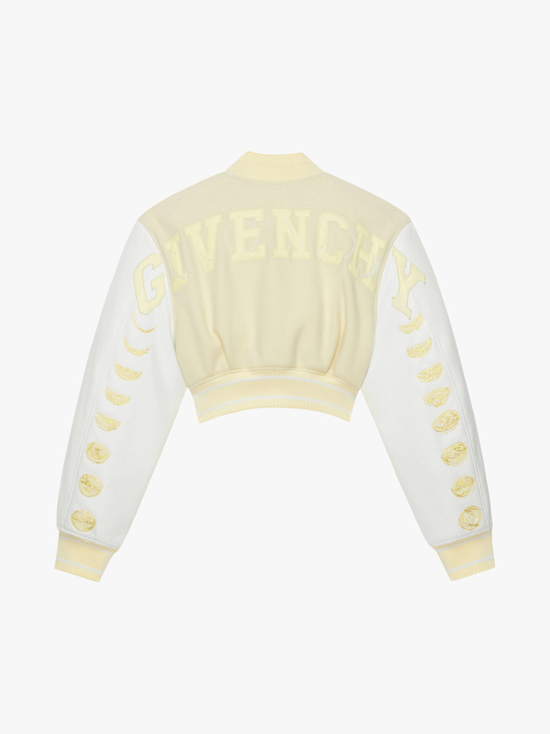 BOMBER JACKET IN WOOL WITH GIVENCHY EMBROIDERIES 5