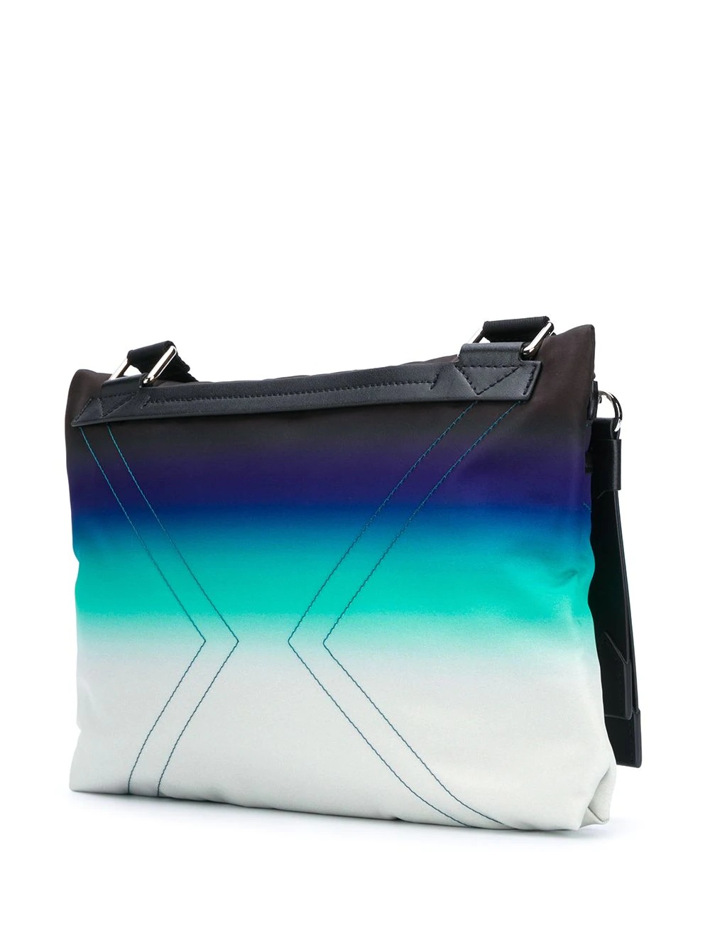 logo-patch ombré shoulder bag - 3