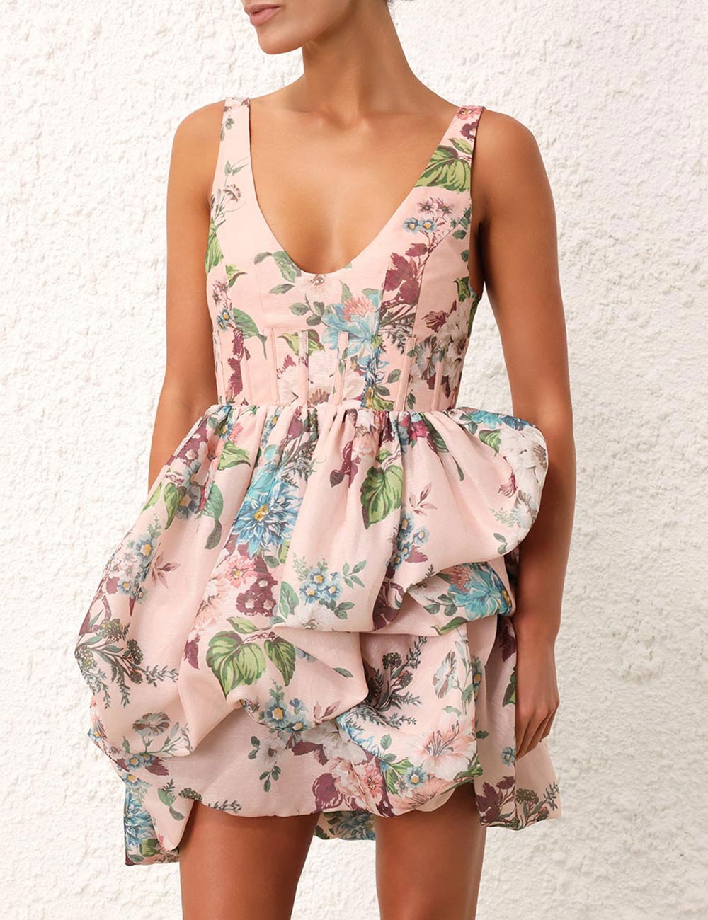 chinese dress ladies Zimmermann Matchmaker Frilled Midi Dress