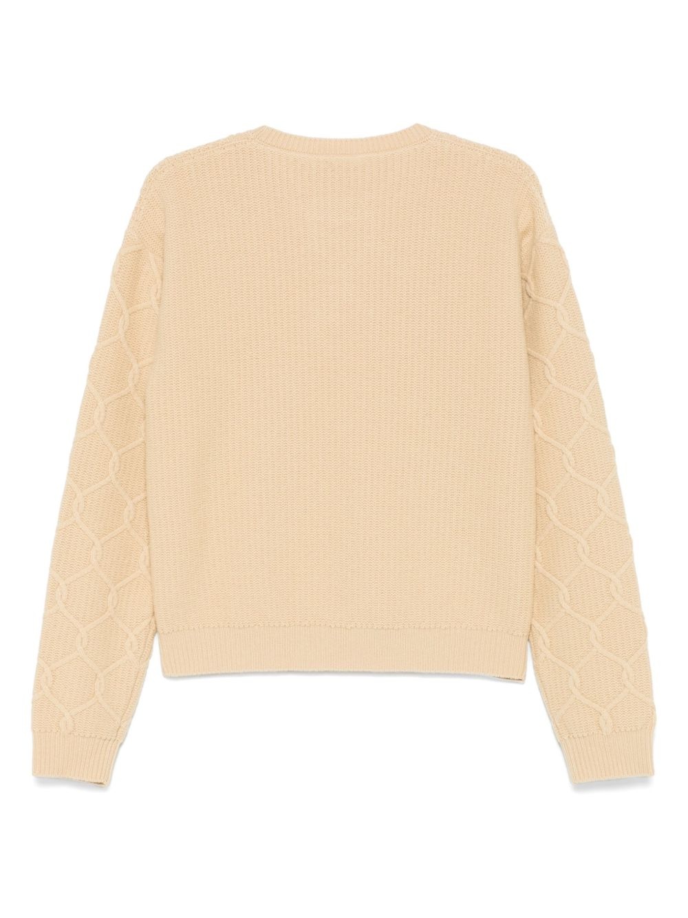 floral-embroidered sweater - 2