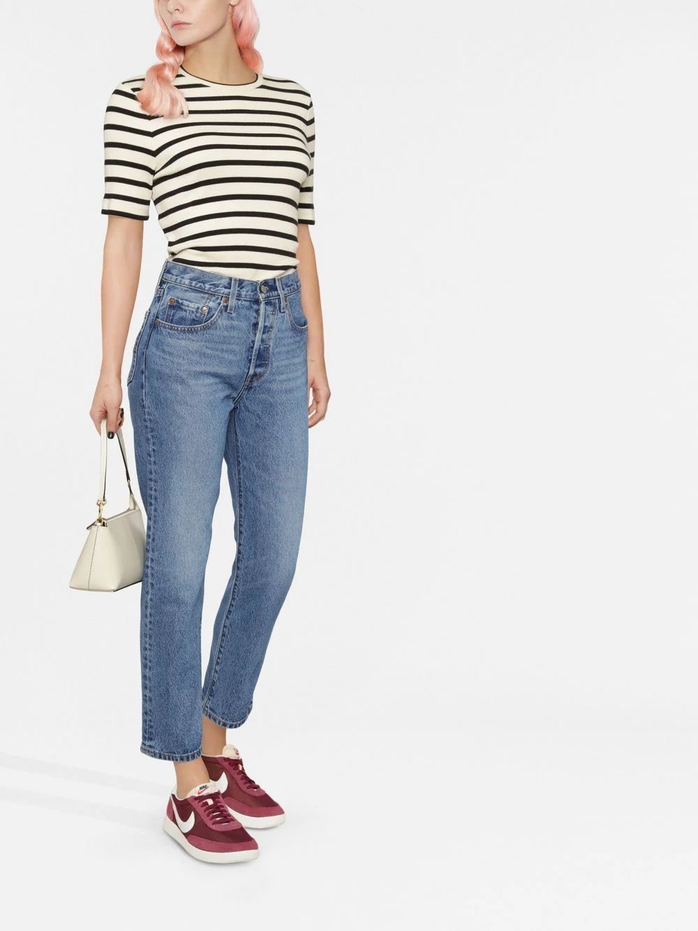 501® cropped straight-leg jeans - 2