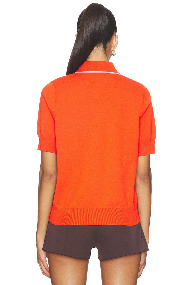 ESSENTIEL ANTWERP Jojoba Polo With Bow outlook