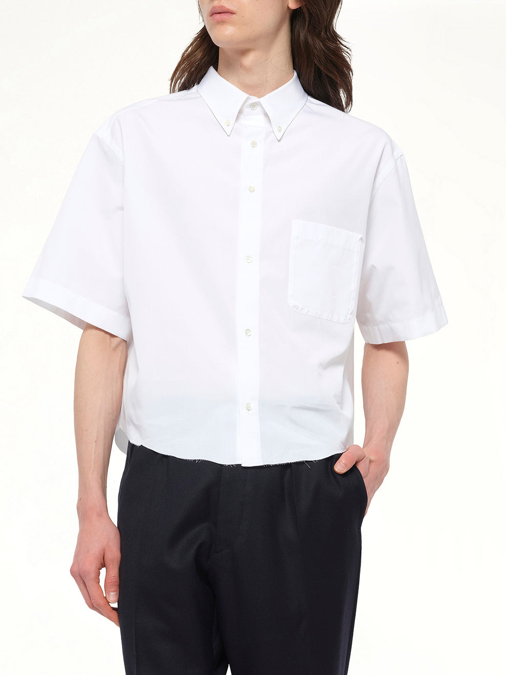 Short-sleeved Shirt in White - 6