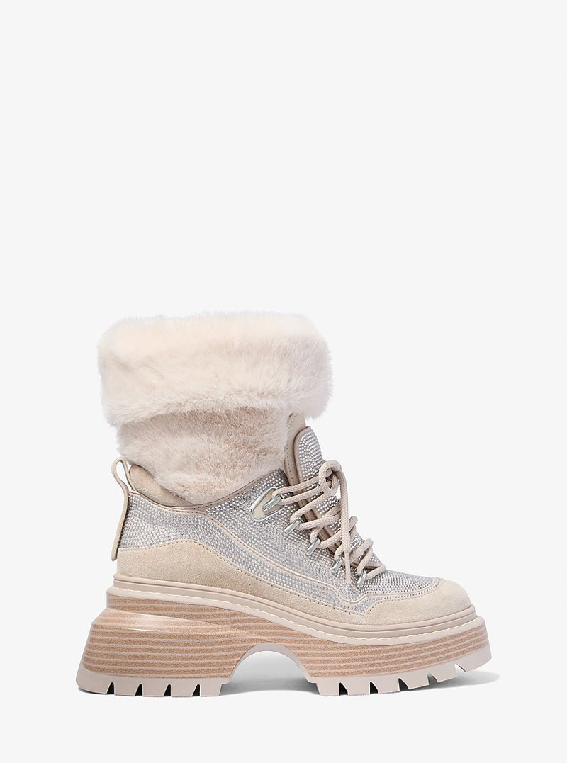 Shiloh Embellished Mixed-Media Boot 1