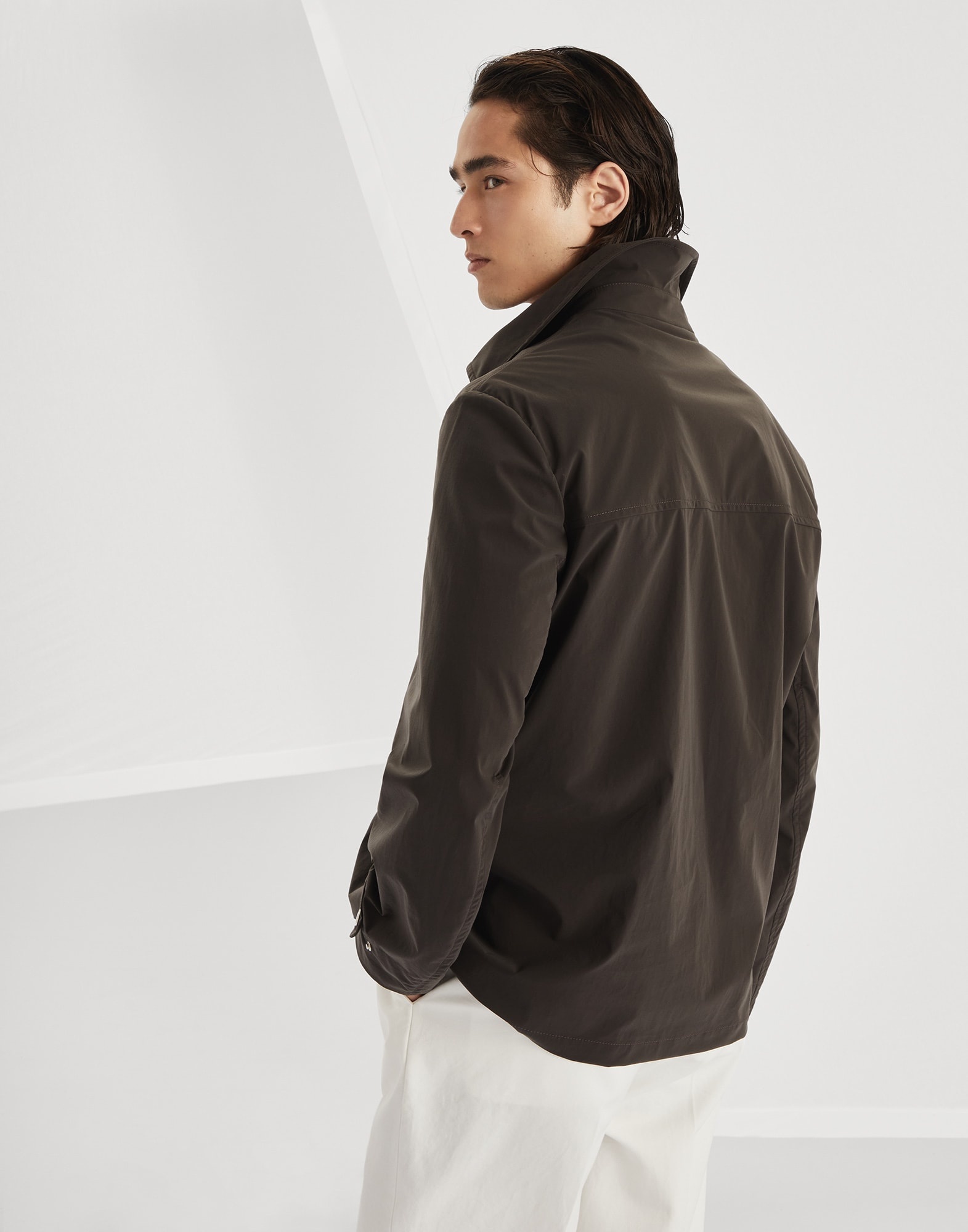 Water-resistant bonded cotton unlined field jacket - 2