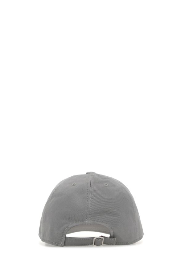 Grey cotton baseball cap - 3