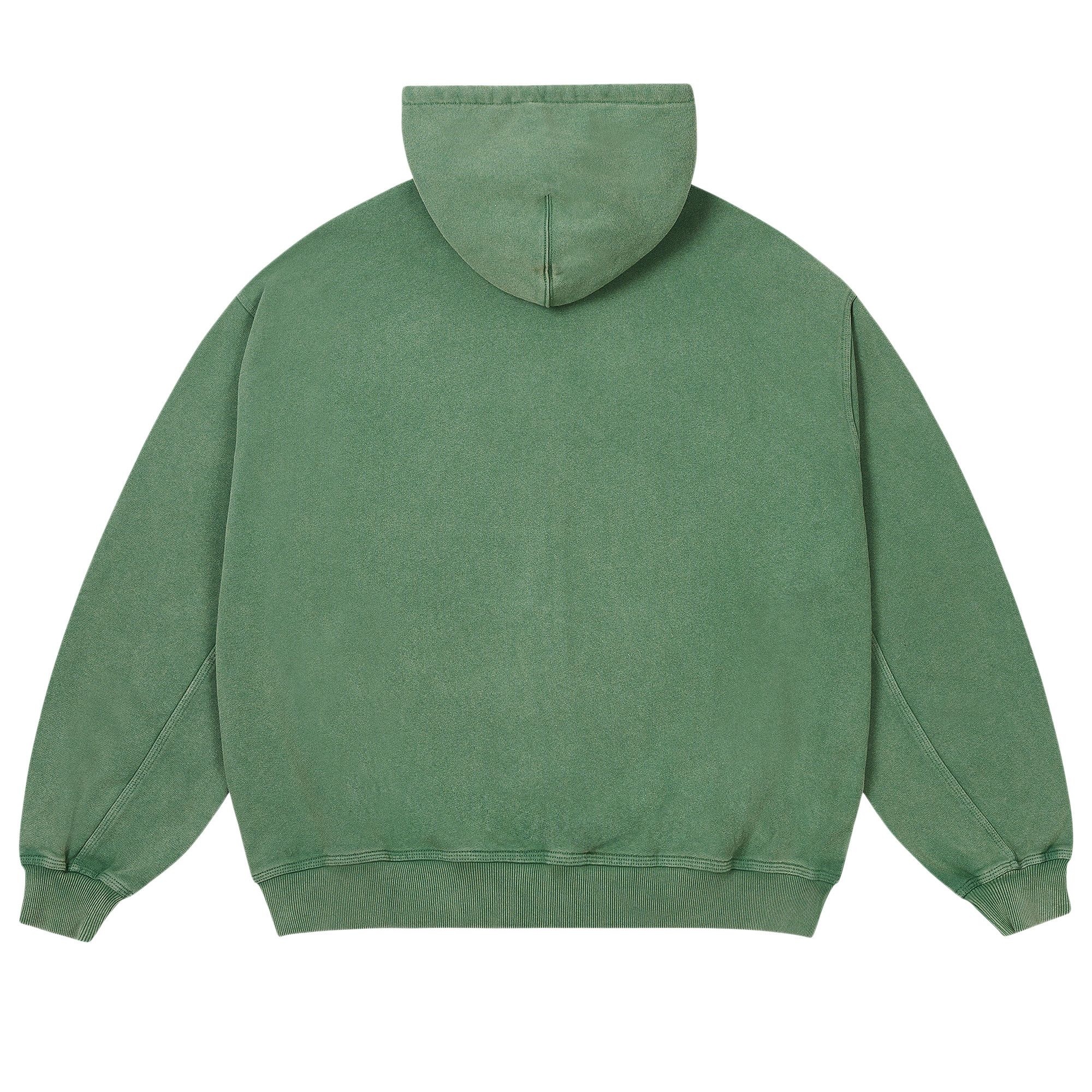 Palace Triple Stitch Zip Hood 'Pigment Green' - 2