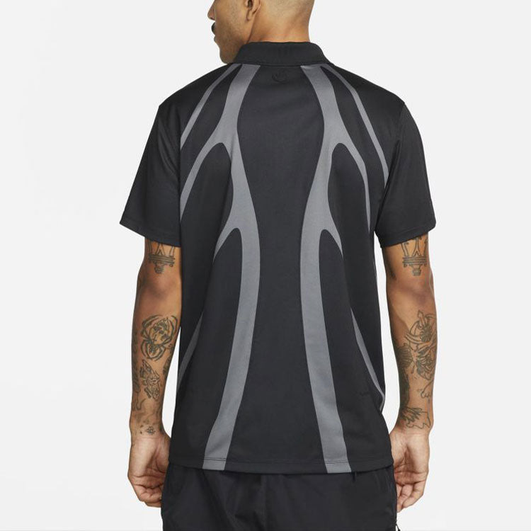 Nike x Drake Crossover NOCTA Golf Series Sports Short Sleeve Polo Shirt Asia Edition Black DJ5579-01 - 5