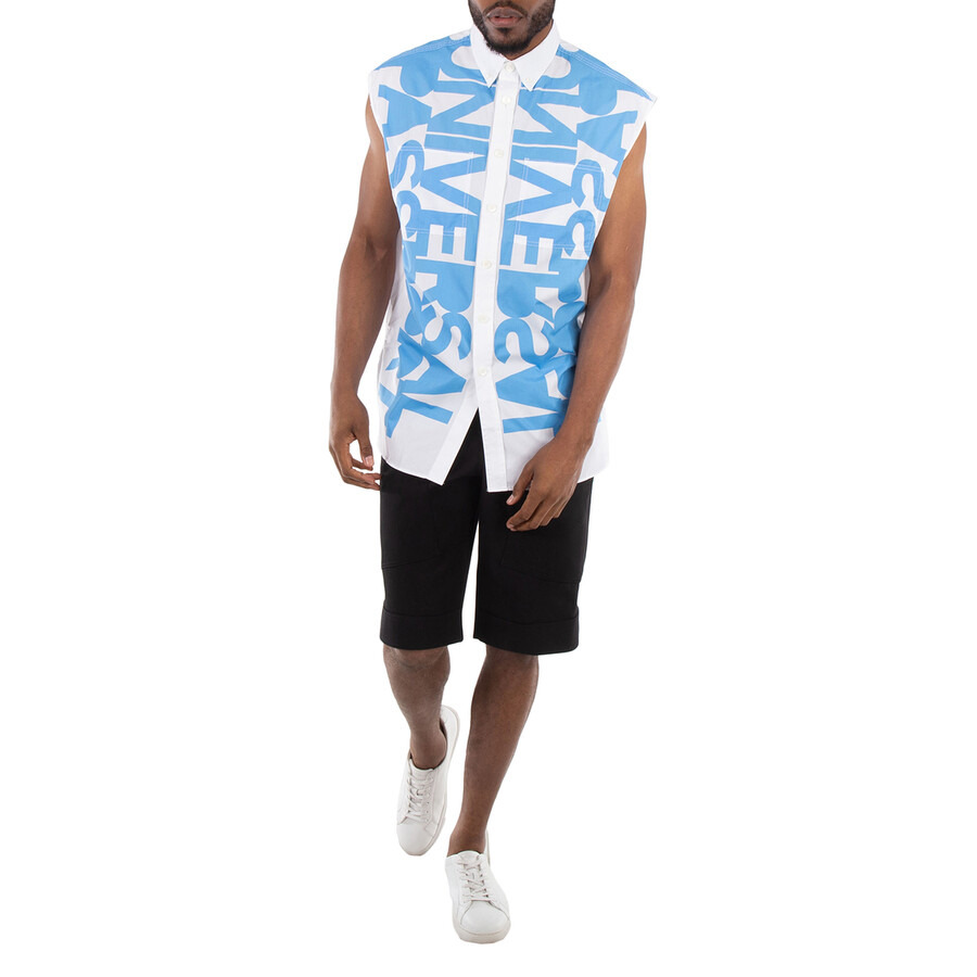 Burberry Blue Topaz Universal Passport Sleeveless Shirt - 6