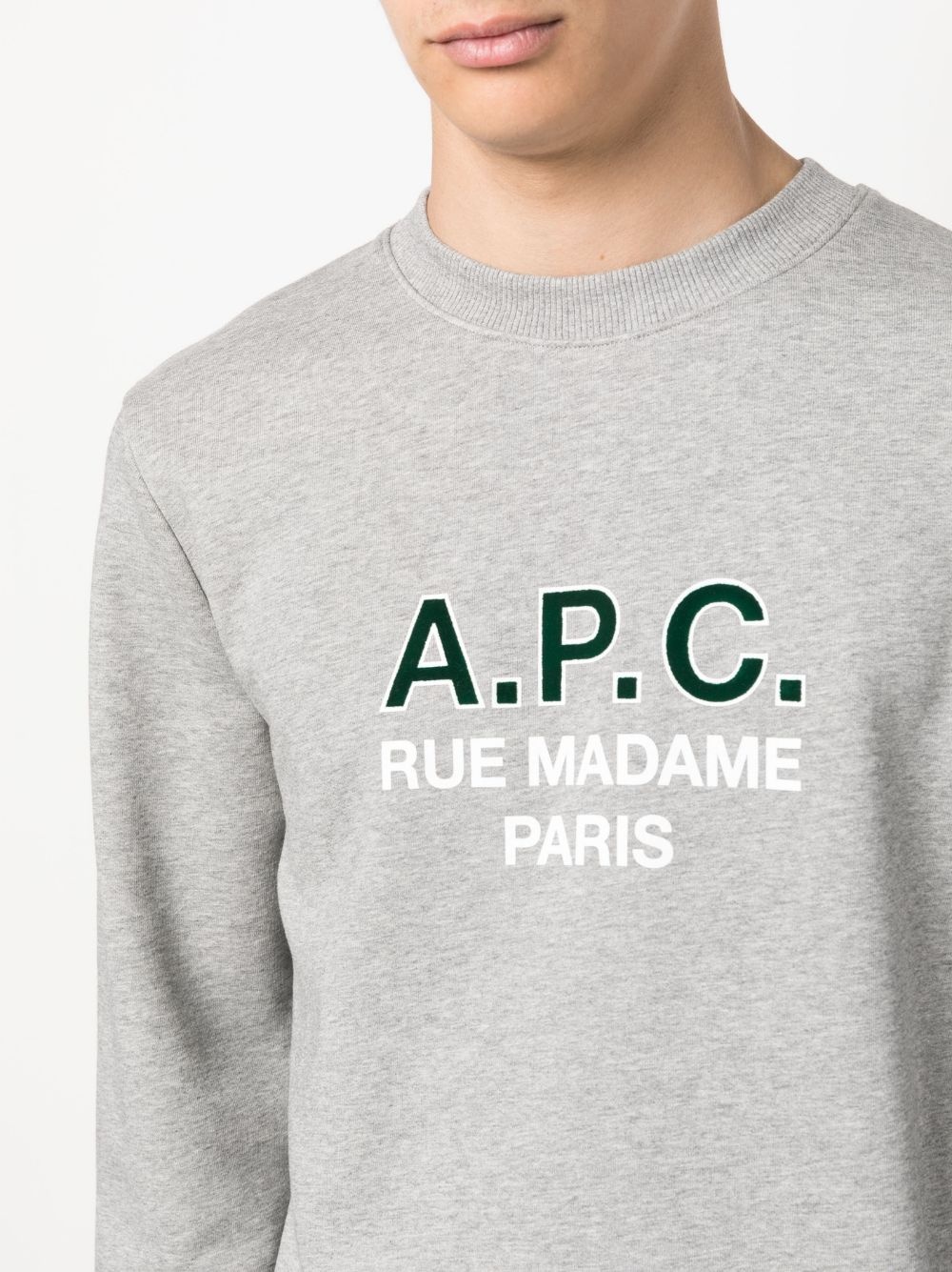 Madame logo-print cotton sweatshirt - 5