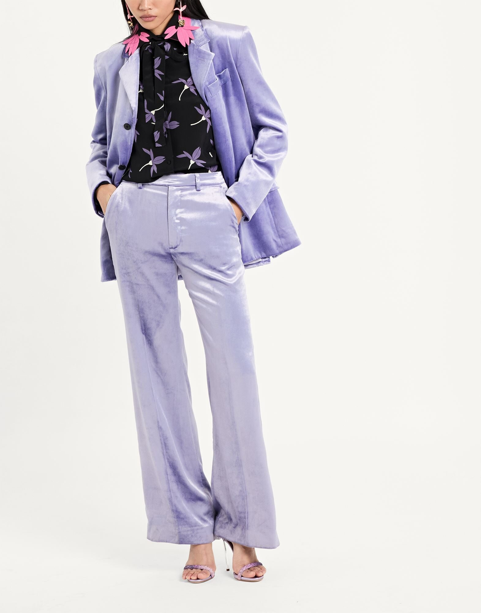 Black Women's Floral Shirts & Blouses - 2