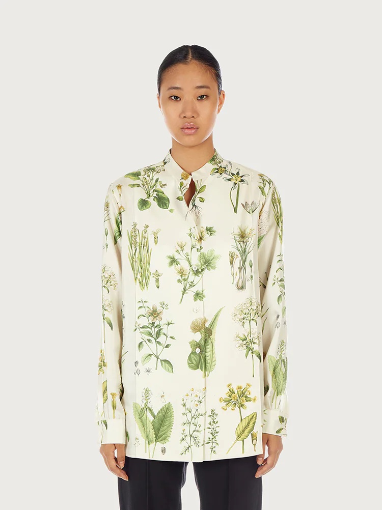 SILK PRINTED SHIRT - 2