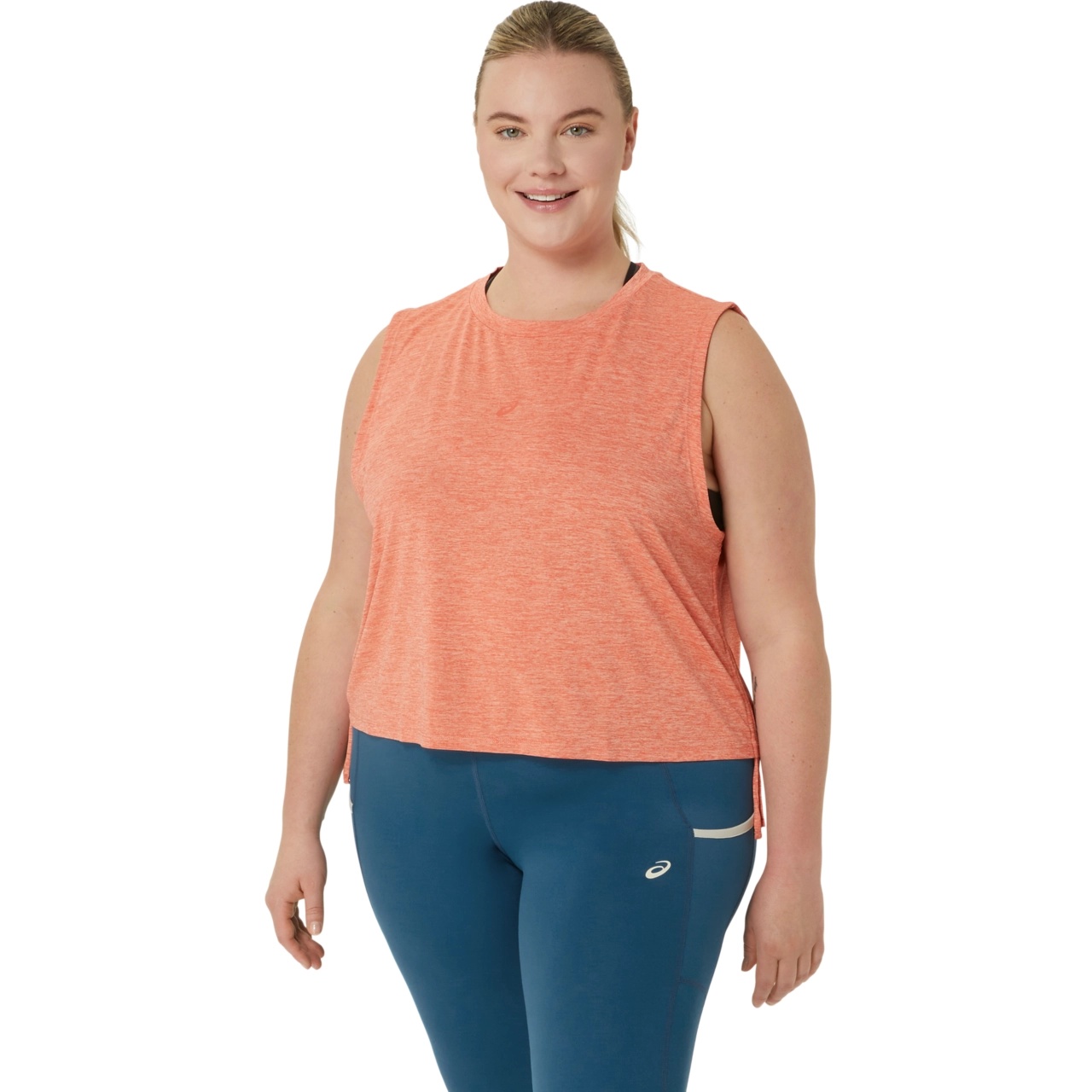 NAGINO FLEX HEATHER SLEEVELESS TOP - 6