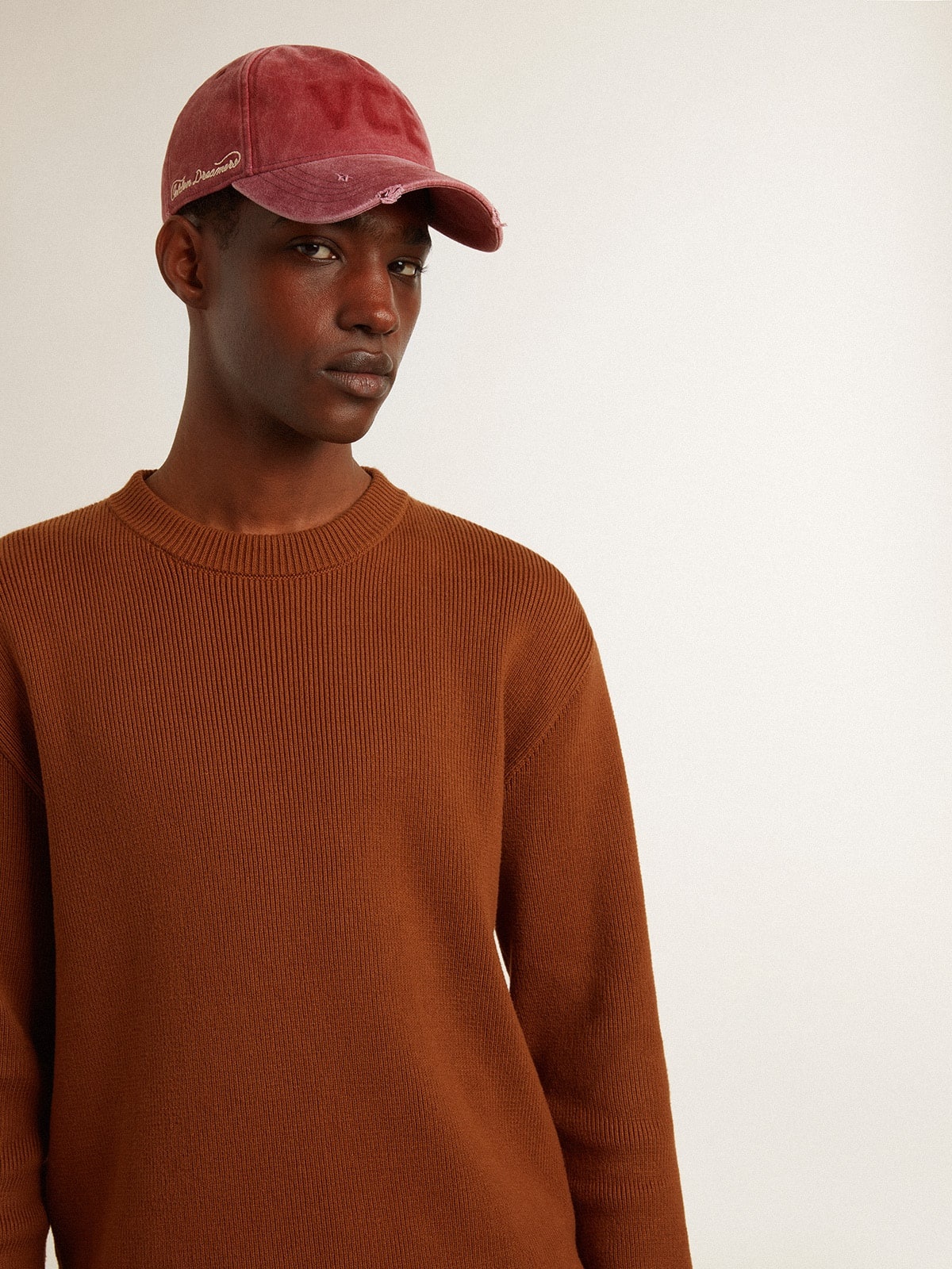 Men's crew-neck sweater with logo on the back - 6