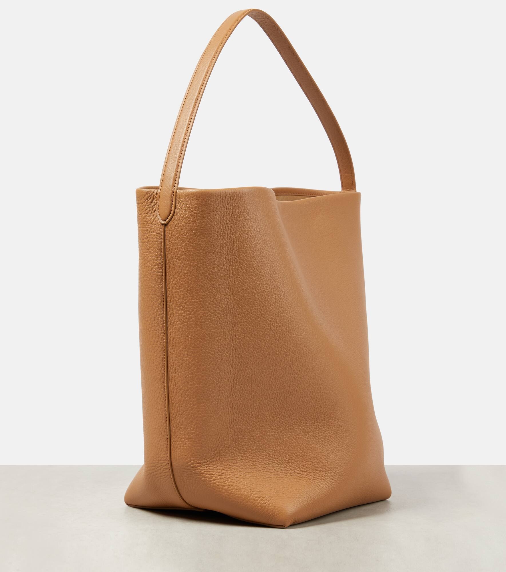 Park Large leather tote bag - 4