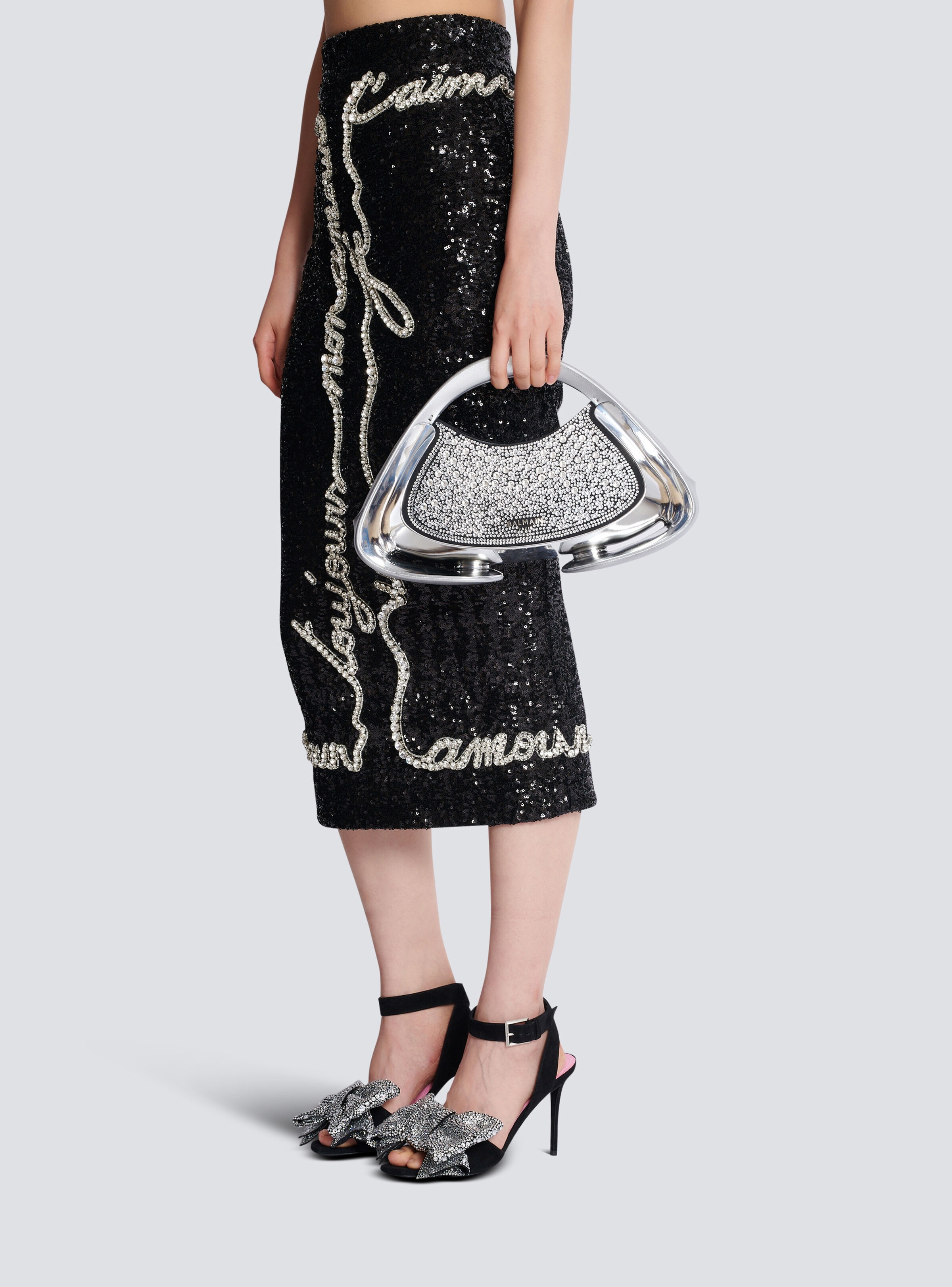 Medium rhinestone Jolie Madame bag - 8