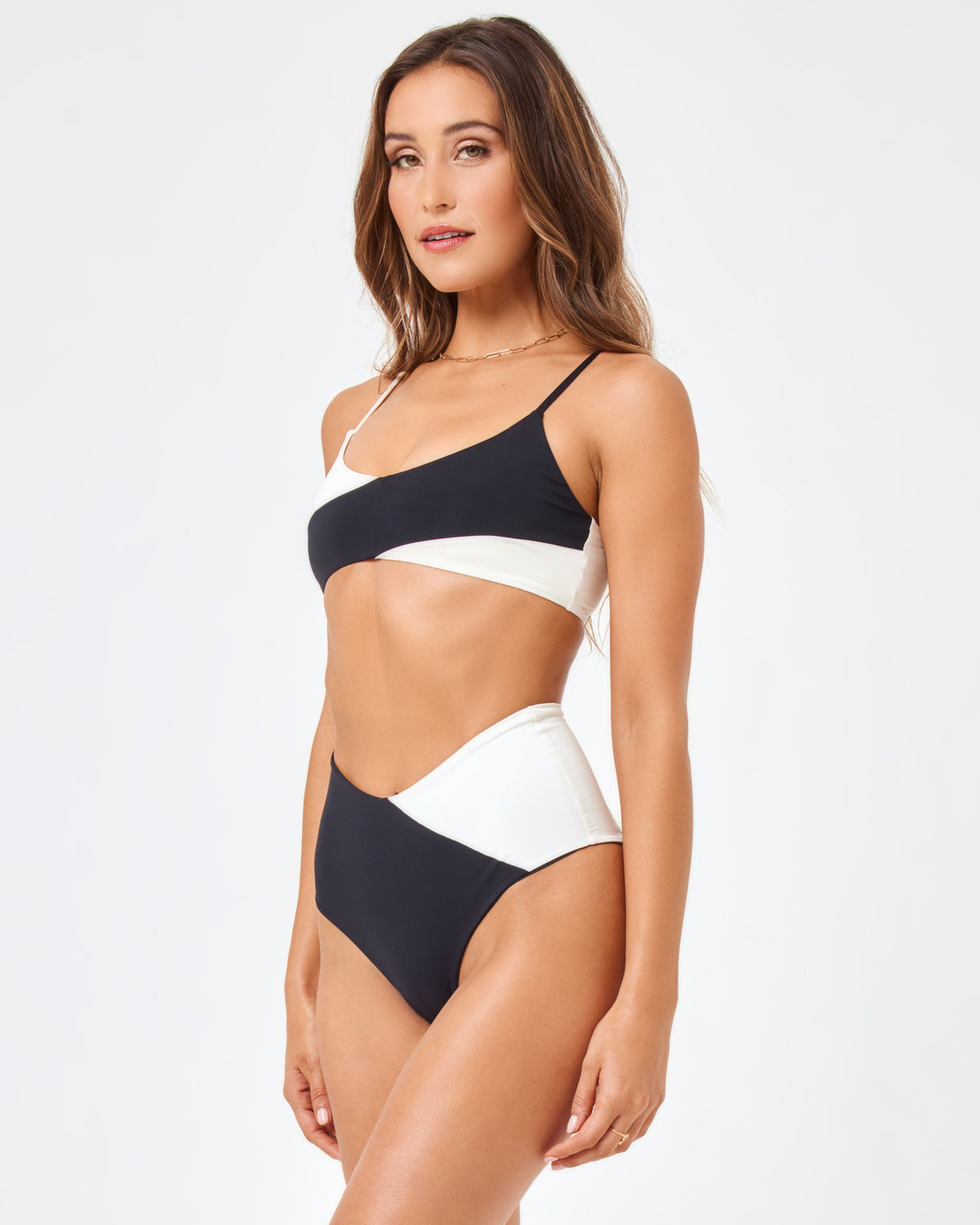 Color Block High Tide Bikini Bottom - 3