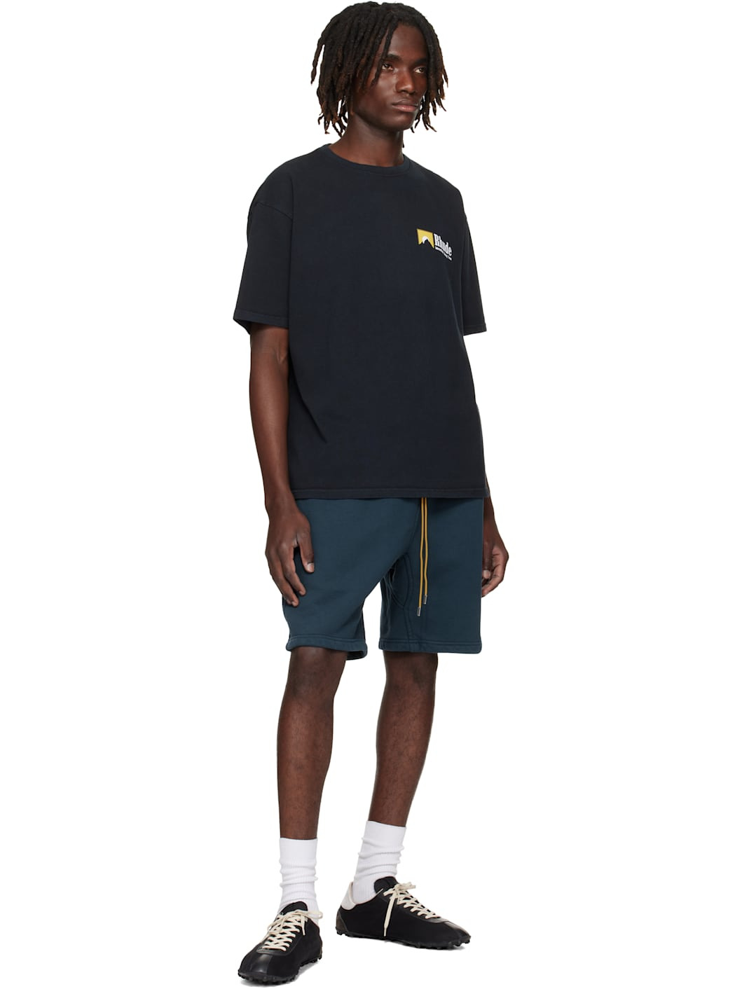 Navy Classique Sweat Shorts - 4