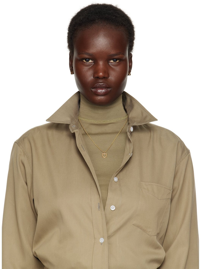 FERRAGAMO Gold Gancio Necklace outlook