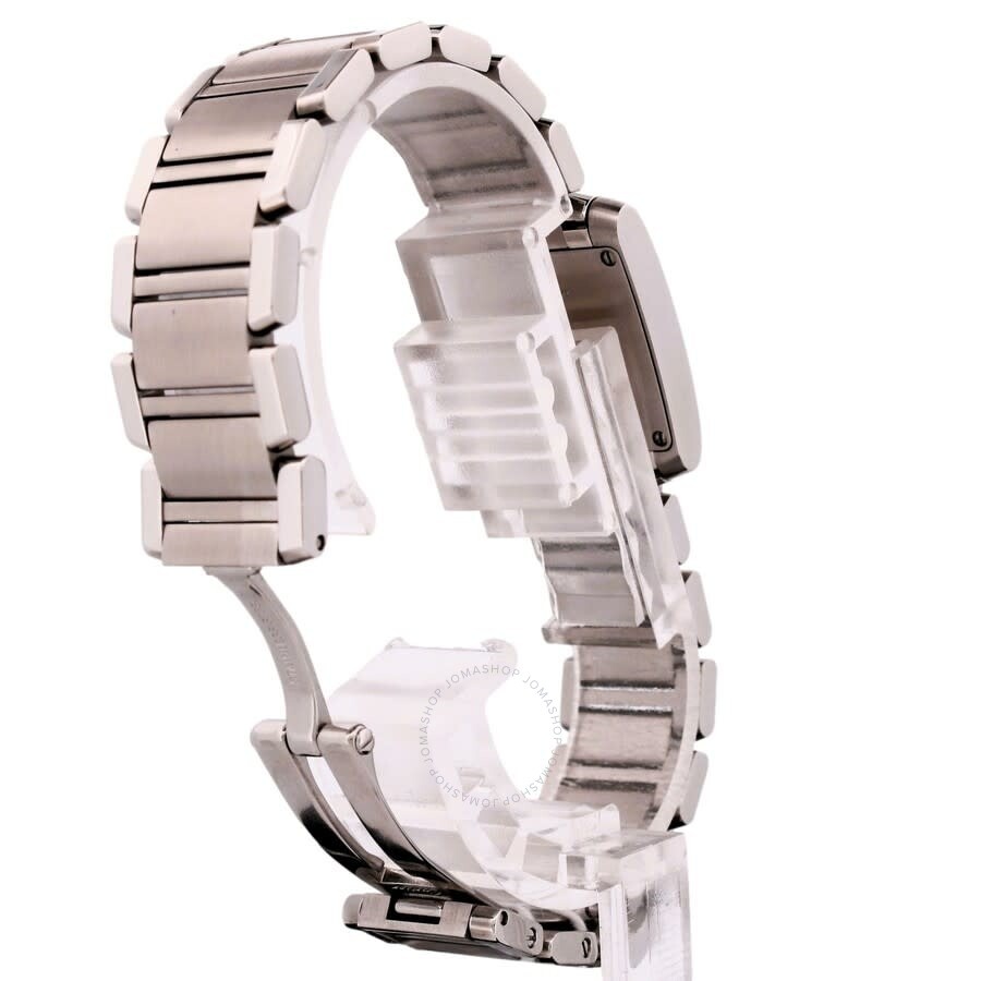 Pre-owned Cartier Tank Francaise Quartz Black Dial Men's Watch W51026Q3 - 4