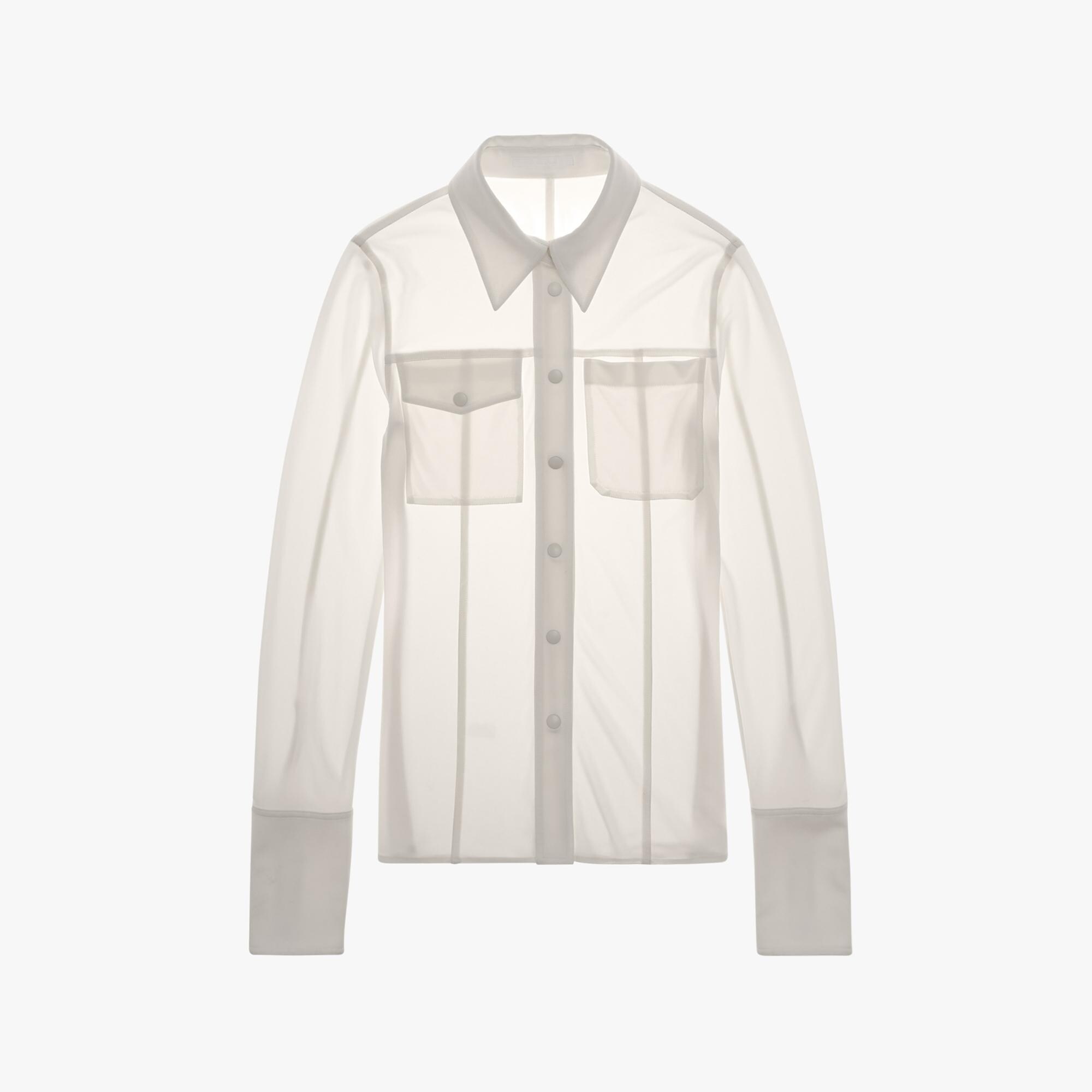 VISCOSE POCKET SHIRT - 7