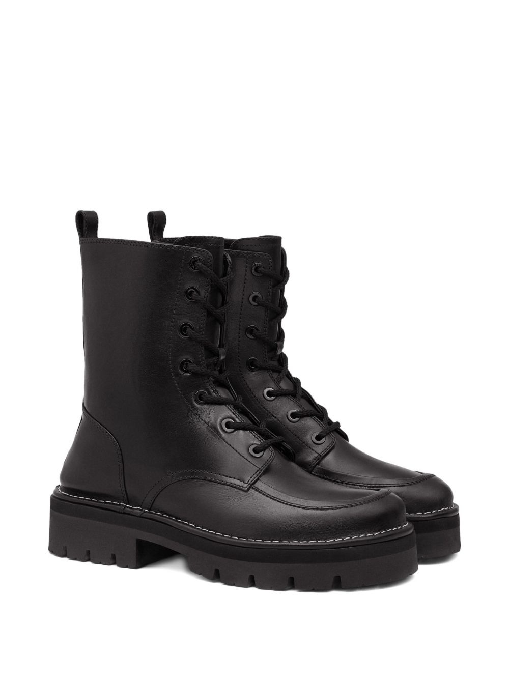 leather anatomical-toe boots - 2
