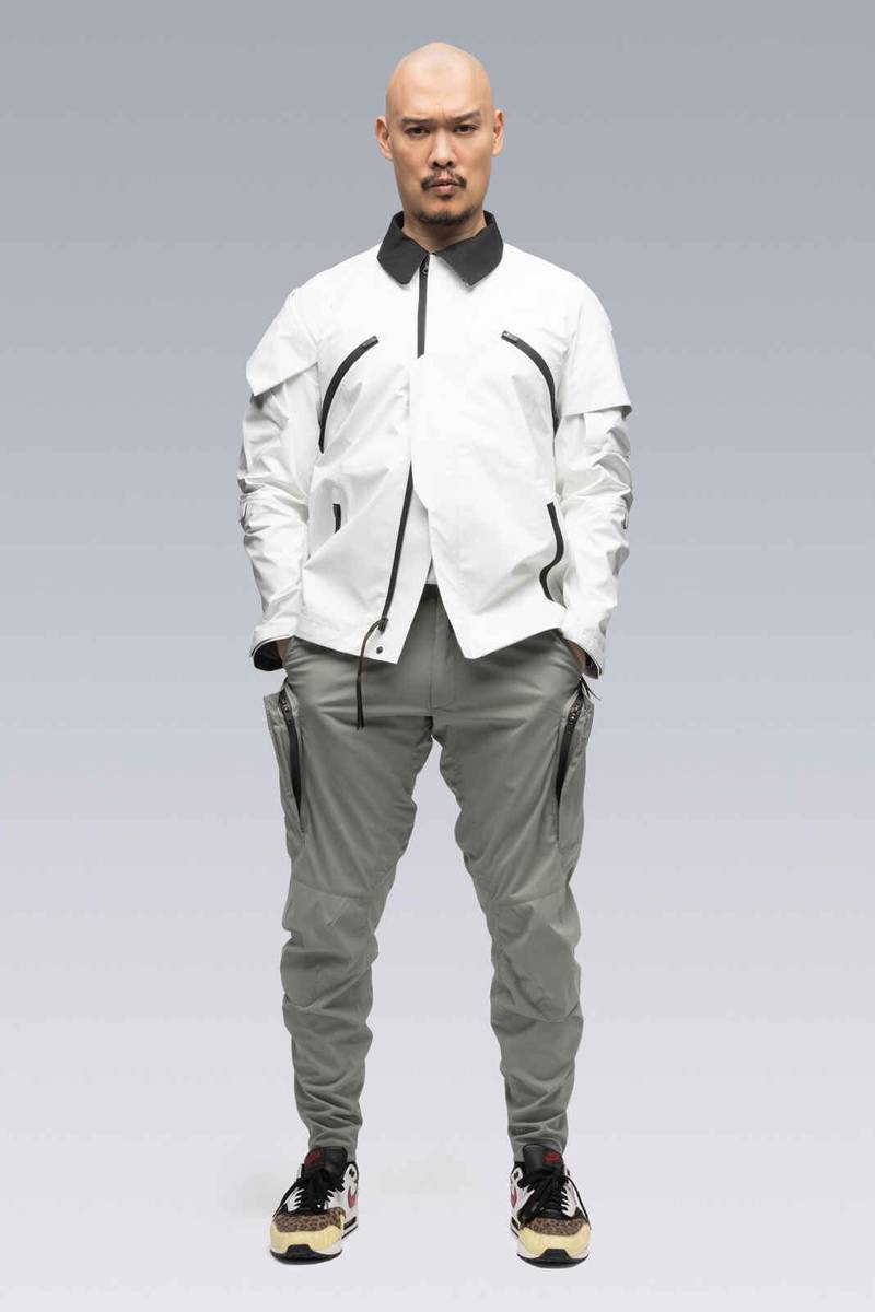 J1B-GT 3L Gore-Tex Pro Interops Jacket White (2 hoods: White & Black) 53