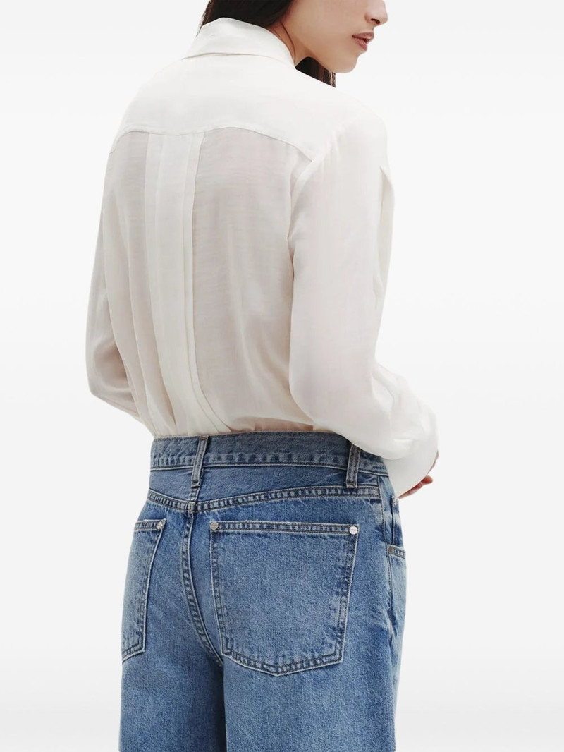 Tiny Dancer faded-wash wide-leg jeans 3