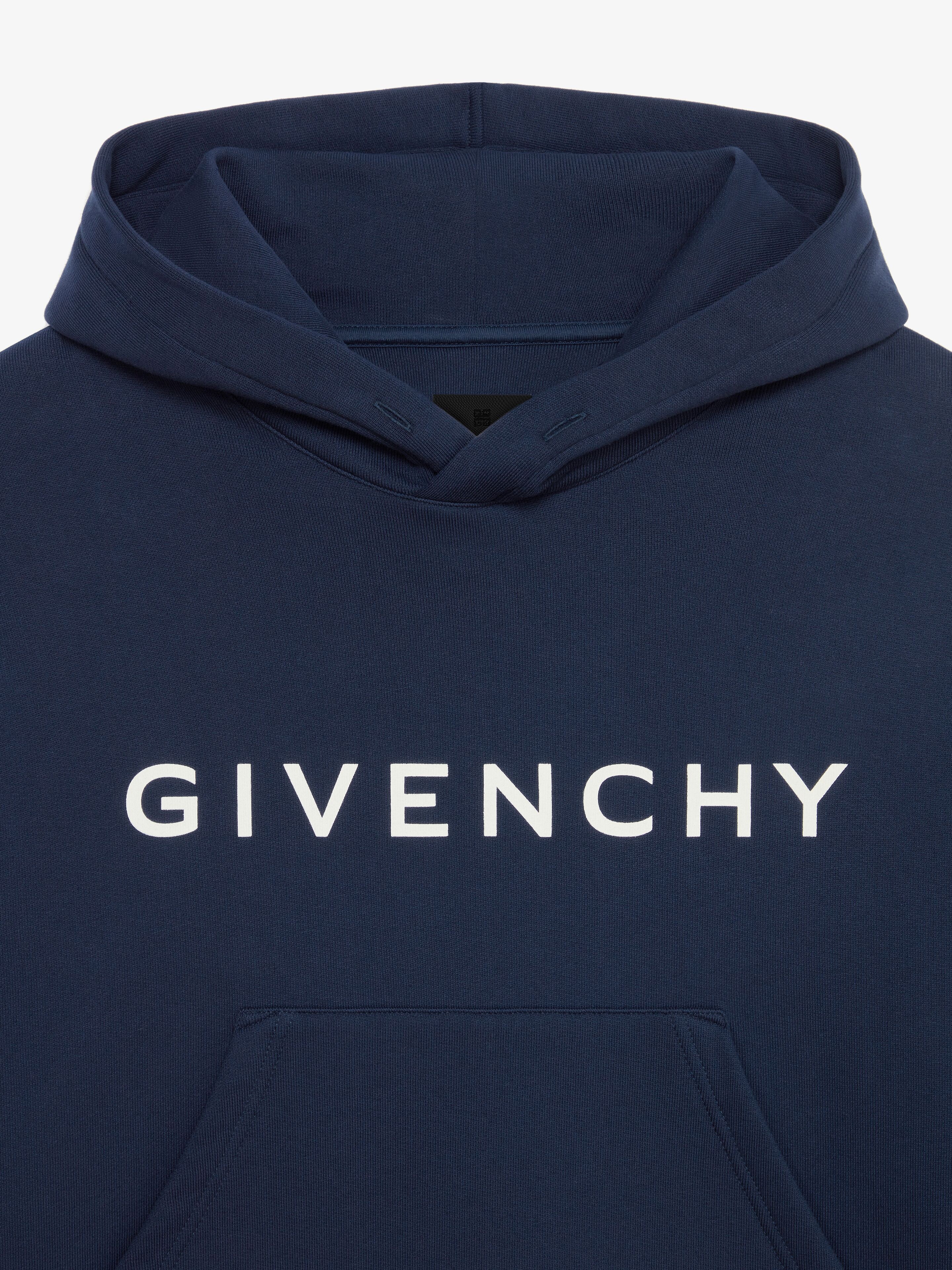 GIVENCHY ARCHETYPE CROPPED HOODIE IN FLEECE - 5