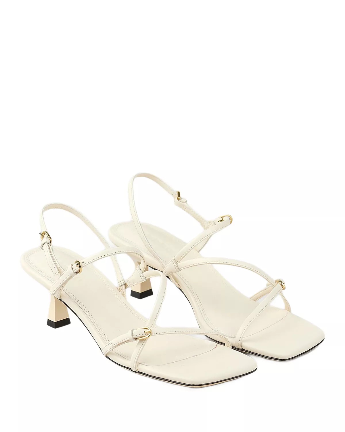 Women's Patent Leather Strappy Sandals - 2