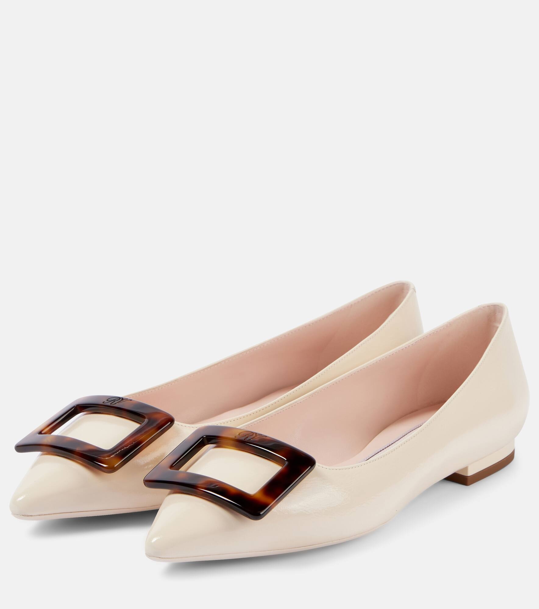 Gommettine Ball leather ballet flats - 5