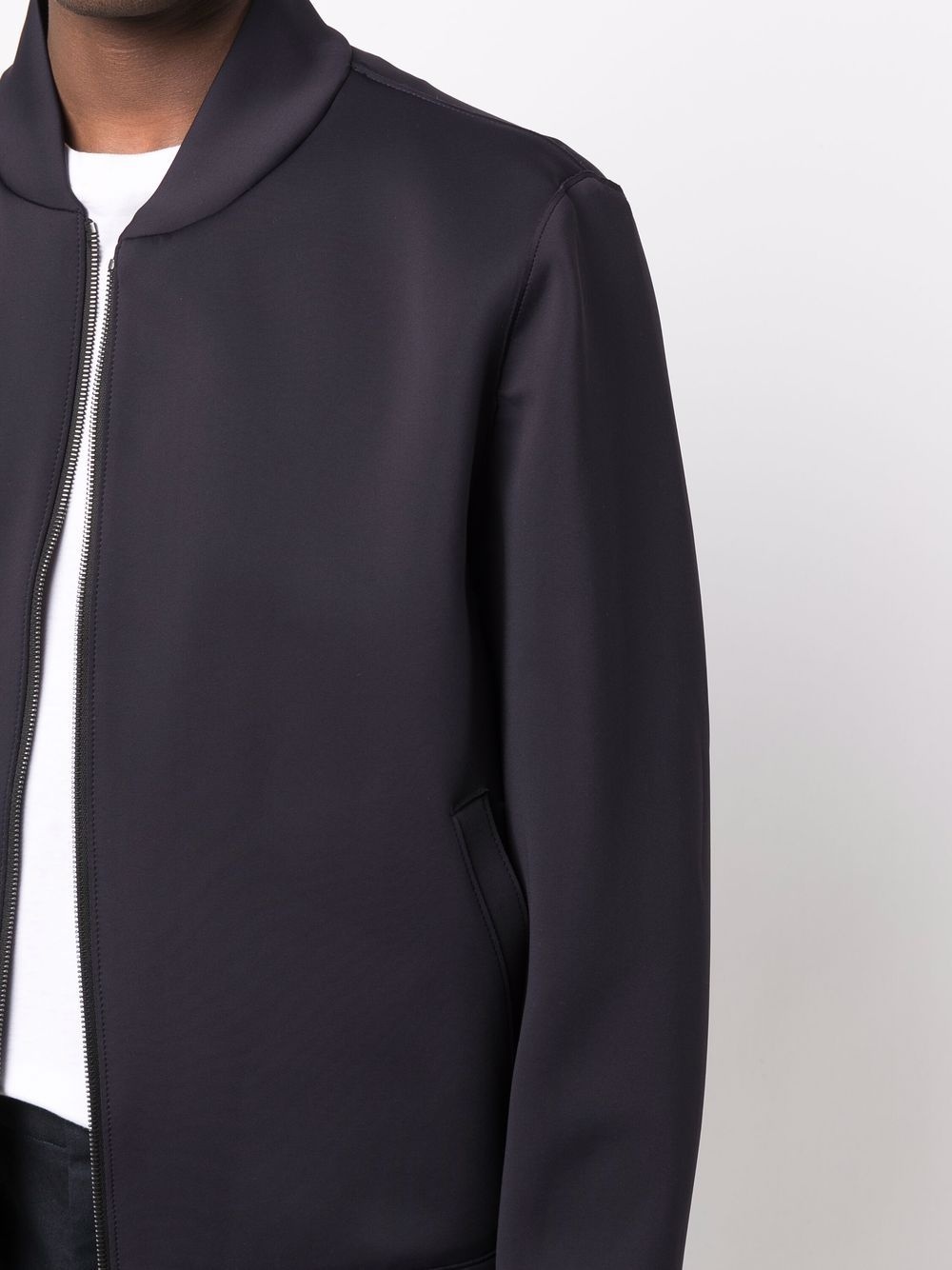 two-pocket zip-up bomber jacket - 5