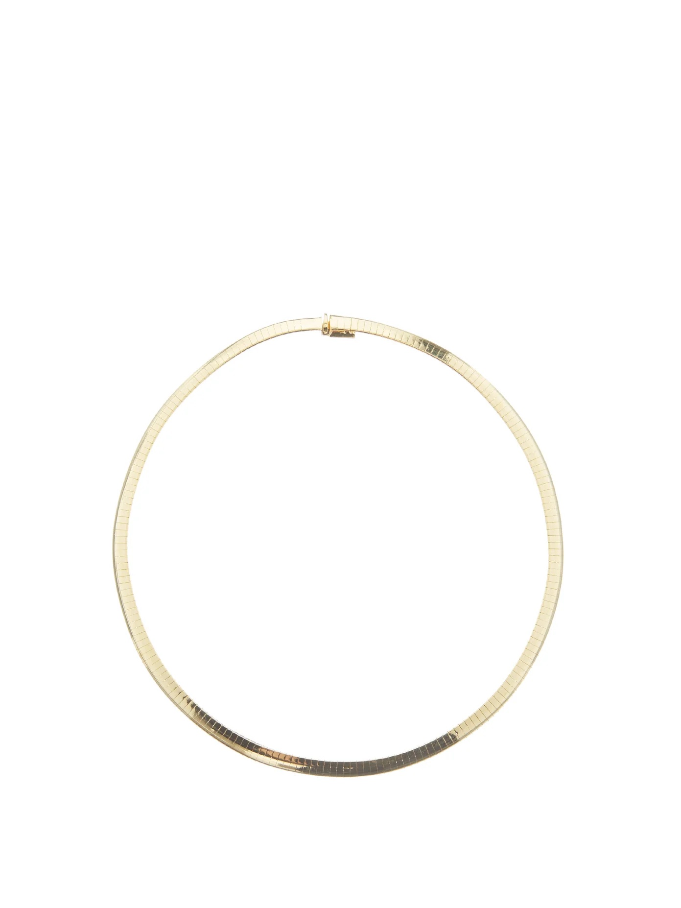 1930 18kt gold-vermeil collar necklace - 1