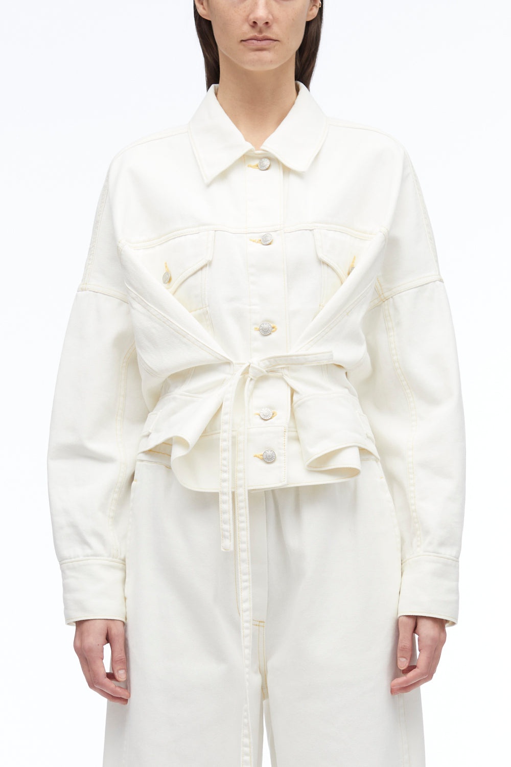 Overdyed Denim Boxy Jacket - 12