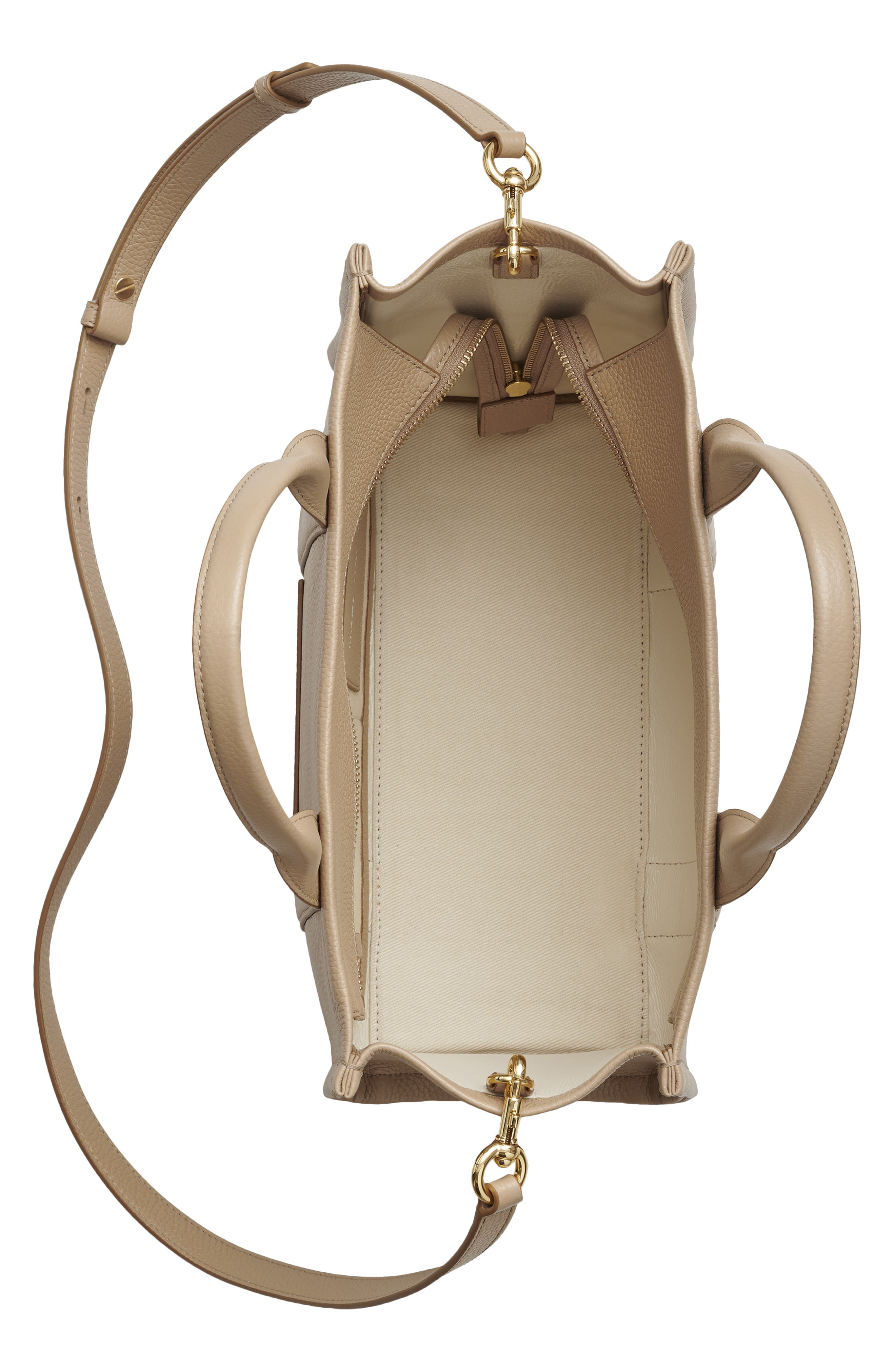 Marc Jacobs The Leather Medium Tote Bag in Camel at Nordstrom - 6