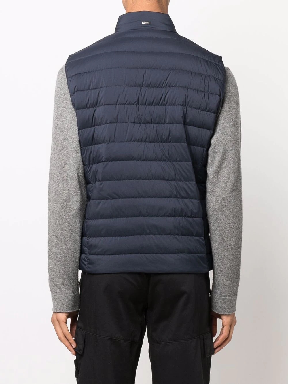 quilted zip-up gilet - 4