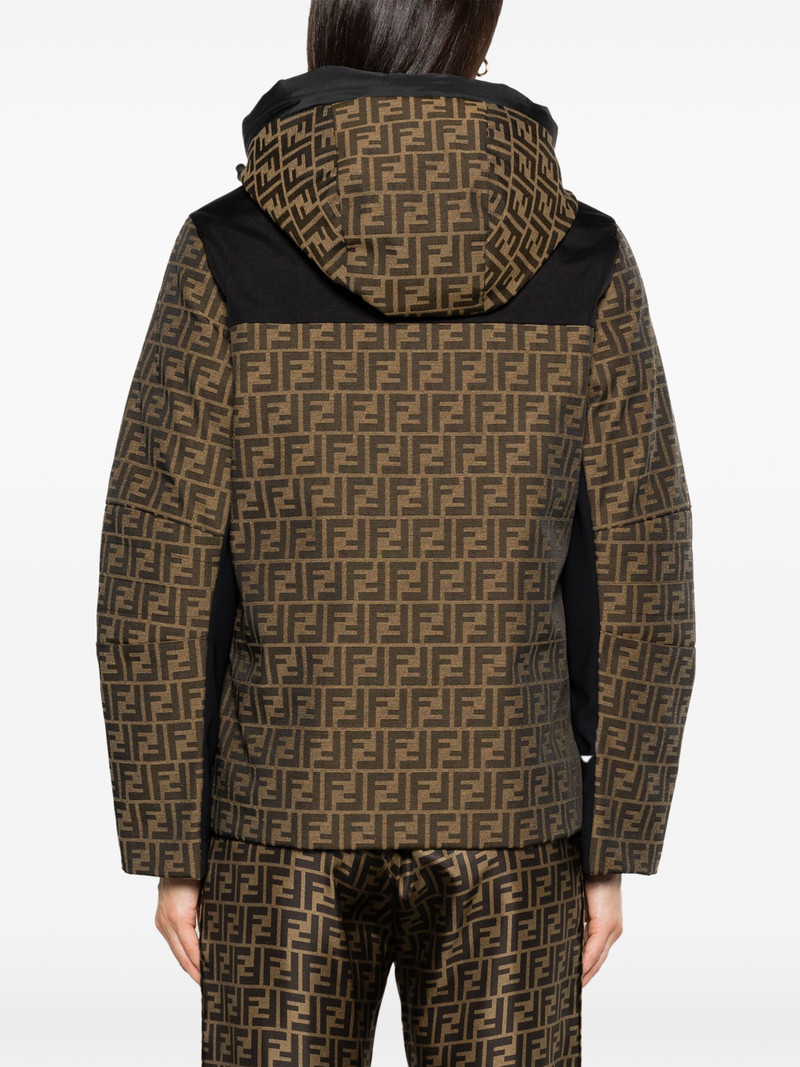 FENDI FF-jacquard Canvas Ski Jacket outlook