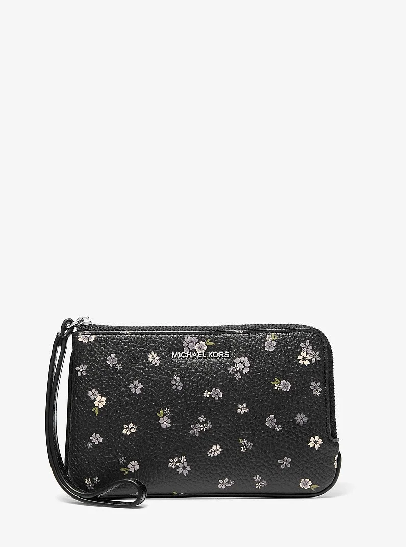 Jet Set Travel Small Floral Printed Wristlet - 1